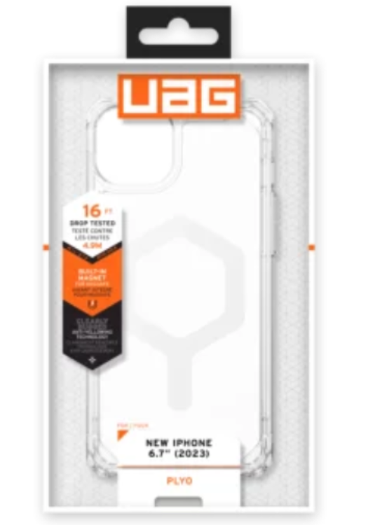 UAG UAG Mobilskal till iPhone 15 Plus Magsafe Plyo - Transparent