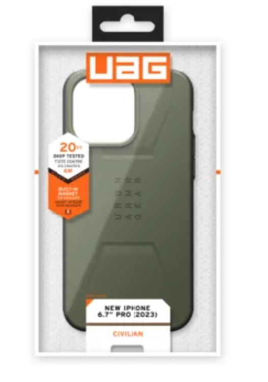 UAG UAG Mobilskal till iPhone 15 Plus Magsafe Civilian - Grön