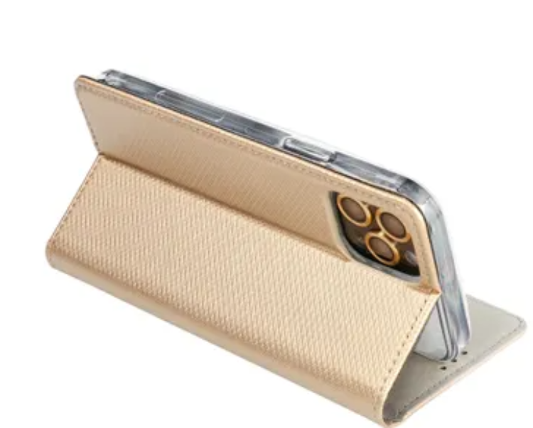 OEM Iphone 15 Plus Plånboksfodral Smart - Guld