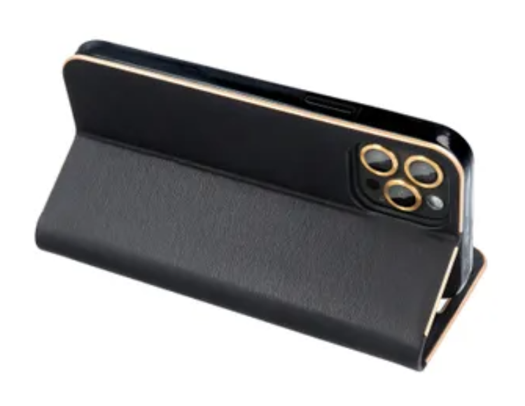 OEM Galaxy S24 Ultra Plånboksfodral Luna - Svart