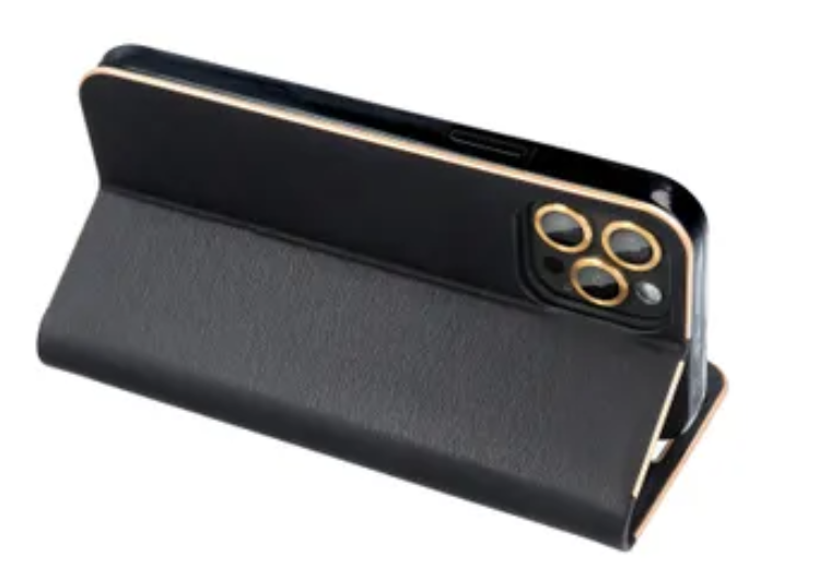 OEM Galaxy S24 Plus Plånboksfodral Luna - Svart