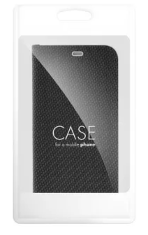 OEM Galaxy S24 Ultra Plånboksfodral Luna Carbon - Svart