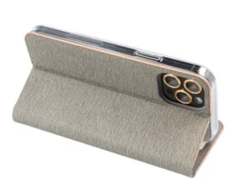 OEM Galaxy S24 Ultra Plånboksfodral Luna - Silver