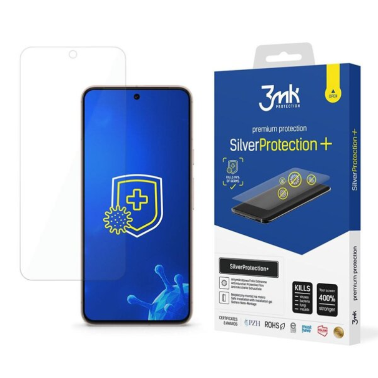 3MK 3MK Google Pixel 8 5G Plastfilm skärmskydd Silver Protection+