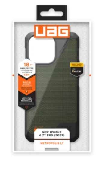 UAG UAG Mobilskal till iPhone 15 Pro Max Magsafe Metropolis LT - Grön