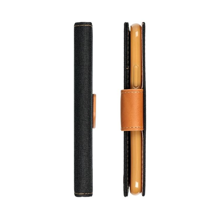 OEM Xiaomi Redmi Note 13 5G Plånboksfodral Canvas - Svart