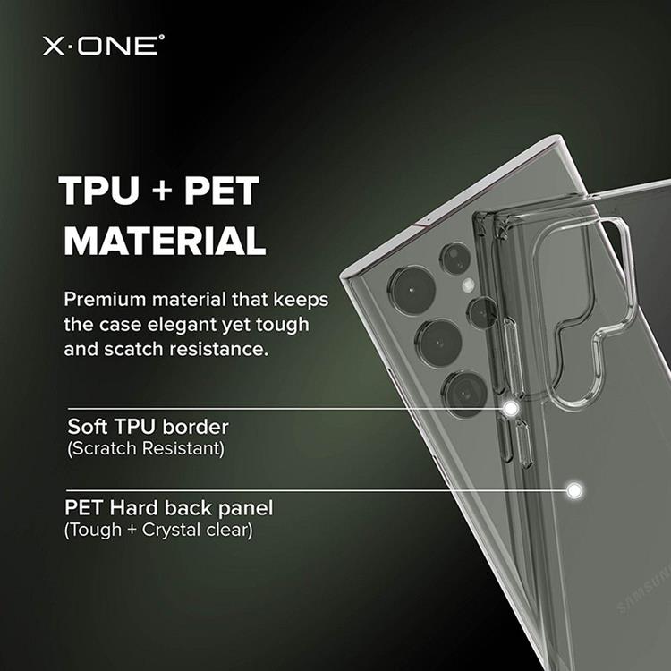 X-One X-One Mobilskal till Galaxy S24 Ultra Dropguard Lite - Transparent