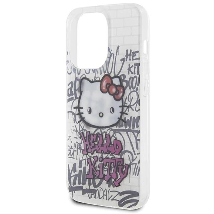 Hello Kitty Hello Kitty Mobilskal till iPhone 13 Pro Bricks Graffiti - Vit