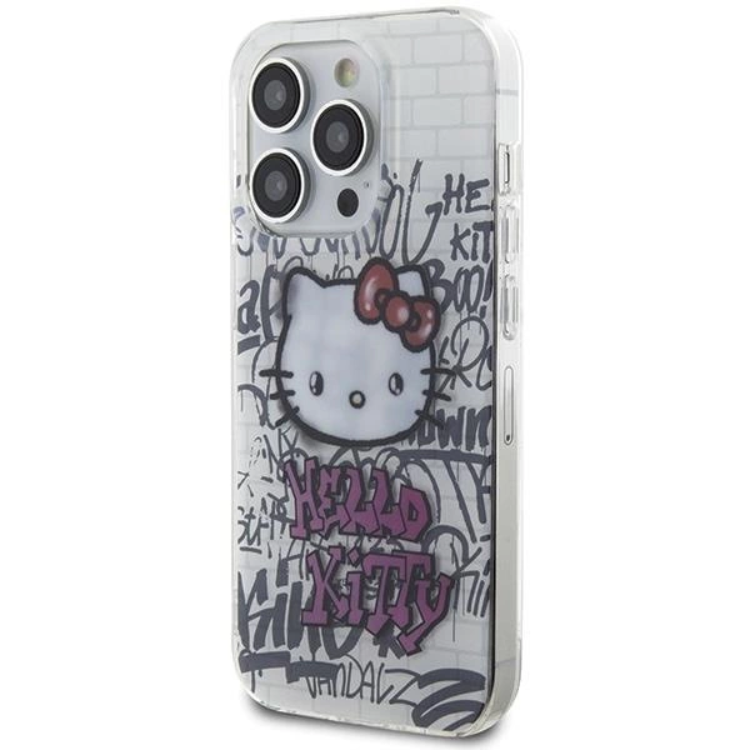 Hello Kitty Hello Kitty Mobilskal till iPhone 11/XR Bricks Graffiti - Vit