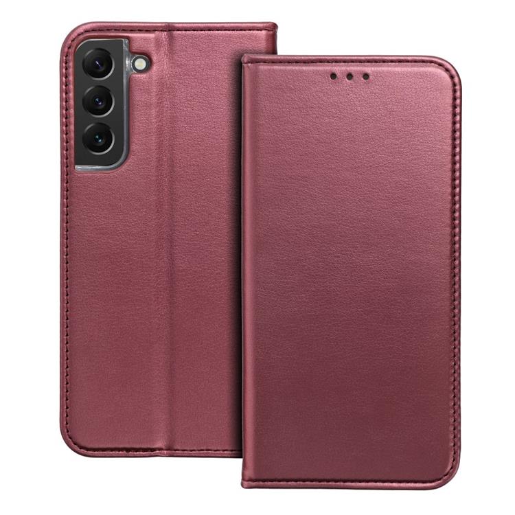 OEM Galaxy A55 Plånboksfodral Smart Magento - burgundy