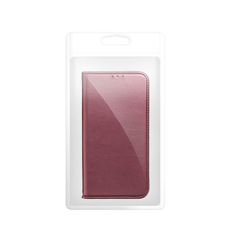 OEM Galaxy A55 Plånboksfodral Smart Magento - burgundy
