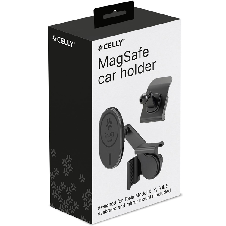 Celly Celly Magsafe Bilhållare För Tesla Model X/Y/3/S - Svart