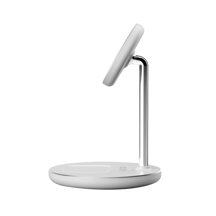 Tech-Protect Tech-Protect 2-in-1 Trådlös Laddare Magsafe Magnetic 15W - Vit