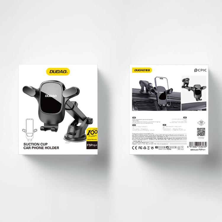 Dudao Dudao Mobilhållare Cockpit - Svart