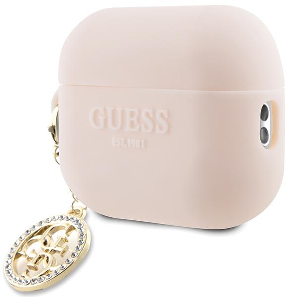 Guess Guess Airpods Pro 2 Skal Diamond Charm - Rosa