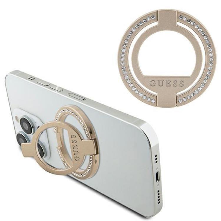 Guess Guess Ringhållare Magsafe Rhinestone - Guld