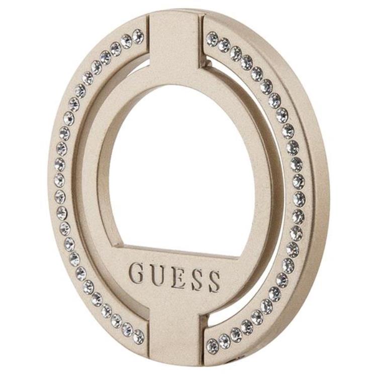 Guess Guess Ringhållare Magsafe Rhinestone - Guld