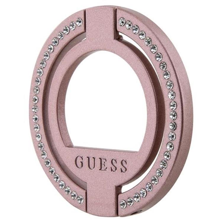 Guess Guess Ringhållare Magsafe Rhinestone - Rosa