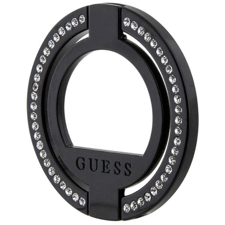 Guess Guess Ringhållare Magsafe Rhinestone - Svart