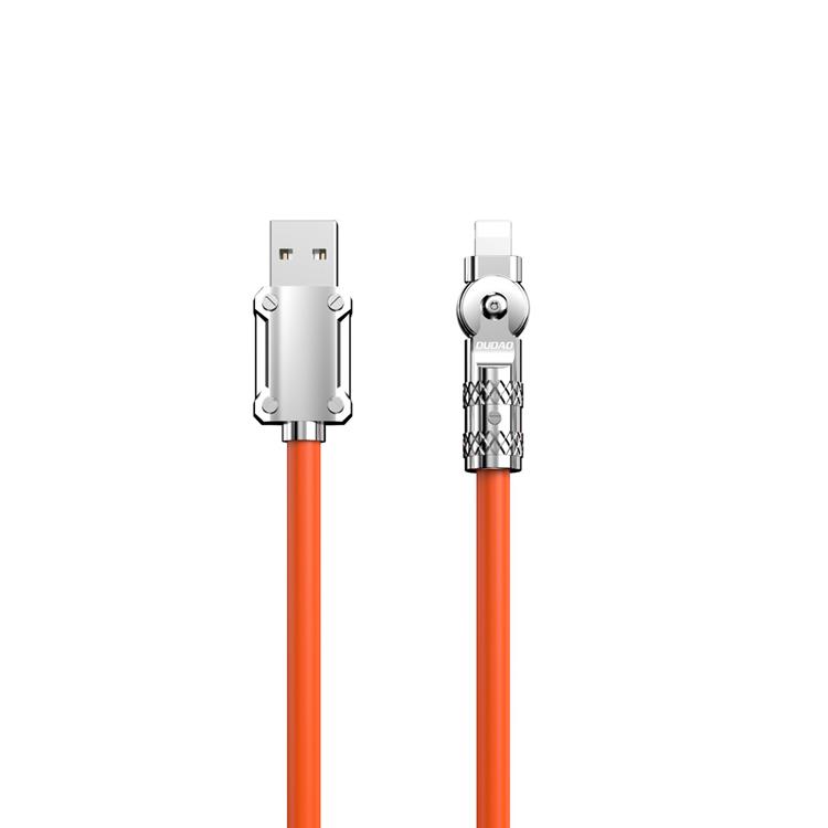 Dudao Dudao Kabel USB-A Till Lightning (1m) Angled - Orange
