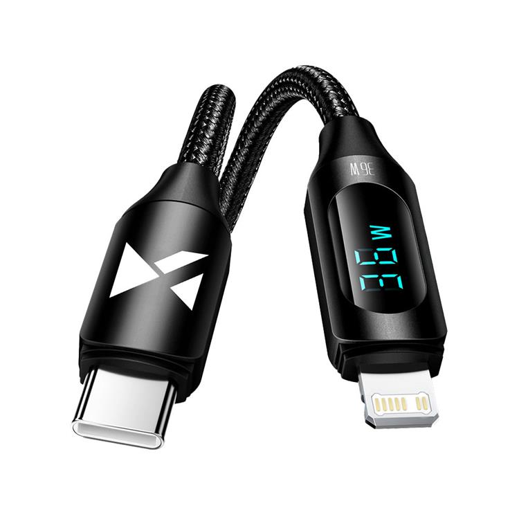 Wozinsky Wozinsky USB-C till Lightning kabel 2m - Svart