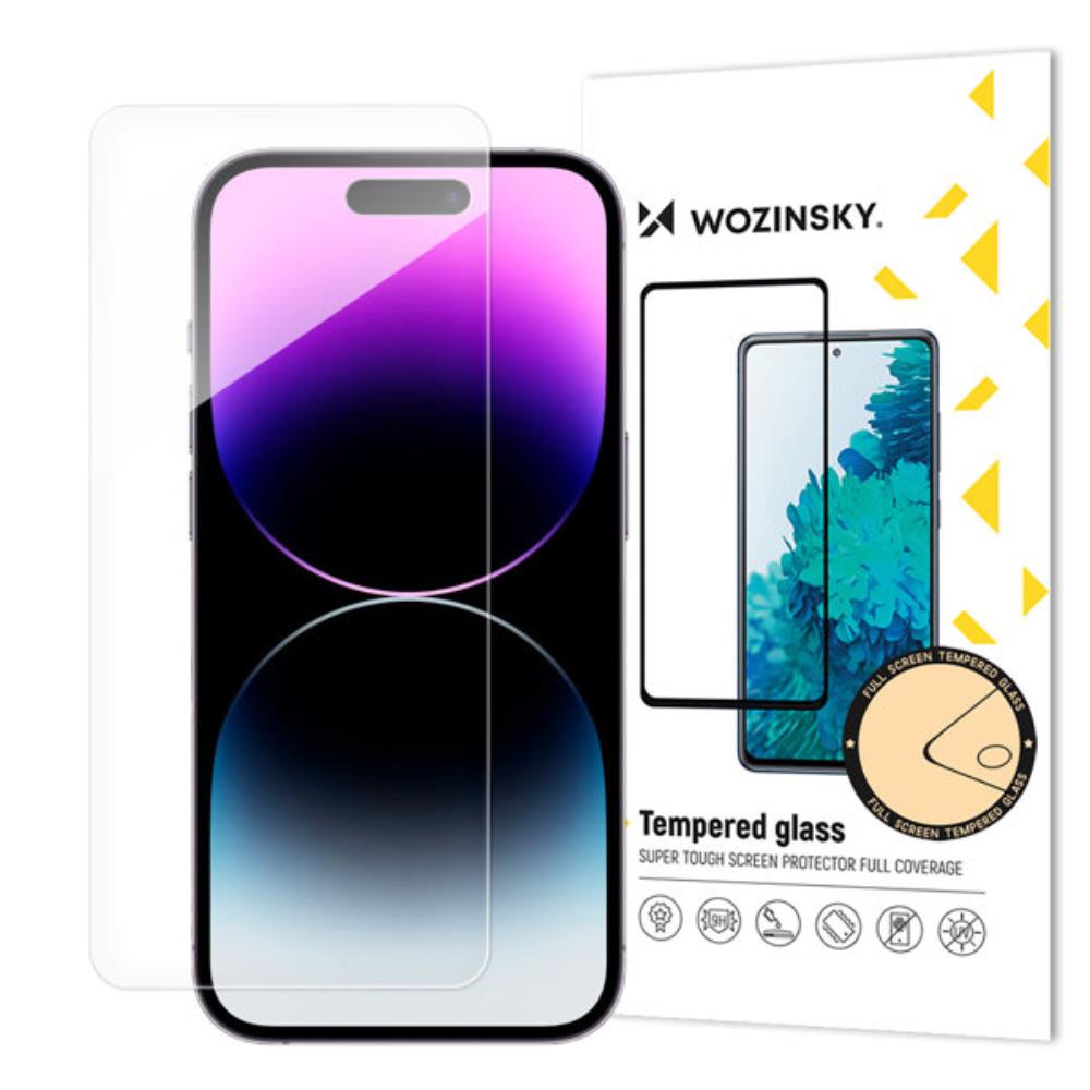 Wozinsky Wozinsky iPhone 15 Pro Härdat Glas Skärmskydd - Transparent