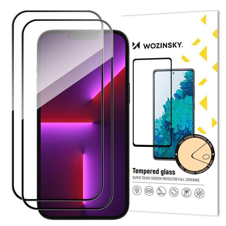Wozinsky [2-Pack] Wozinsky iPhone 15 Plus Härdat Glas Skärmskydd