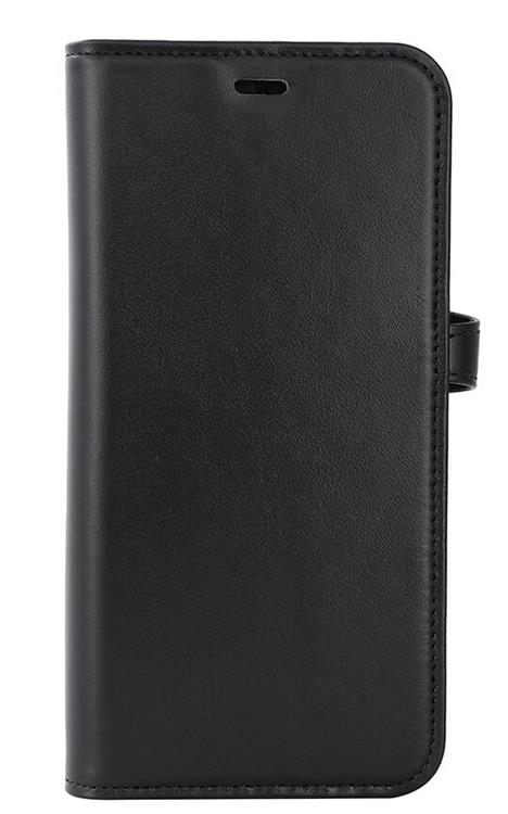 BUFFALO BUFFALO äkta läder iPhone 15 Pro Max Plånboksfodral Magsafe 3 Slots - Svart