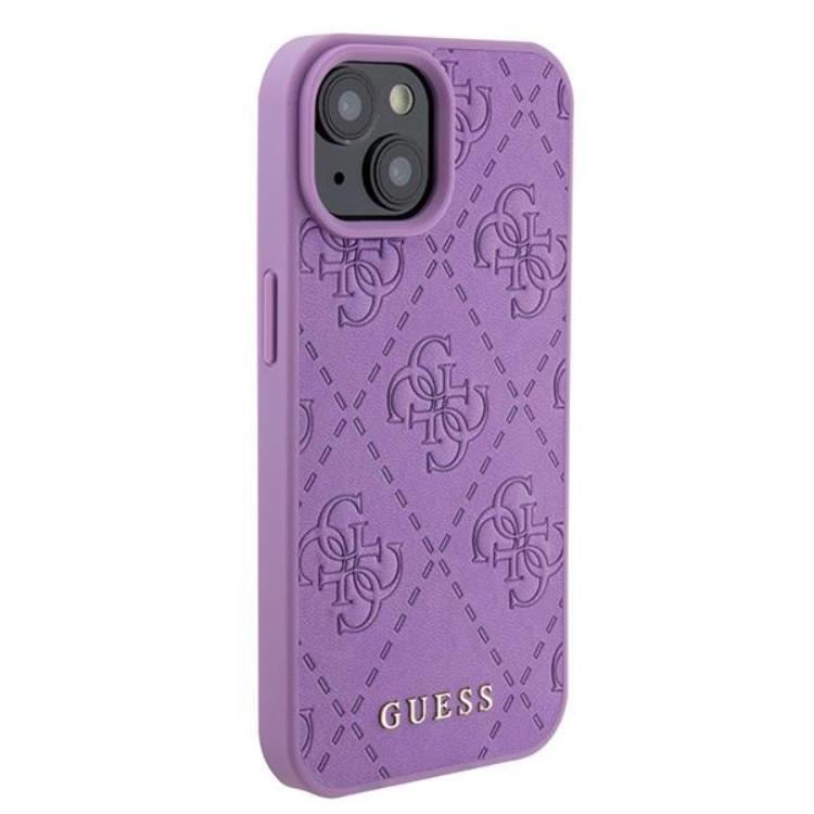 Guess Guess iPhone 15 Mobilskal Stamped - Lila