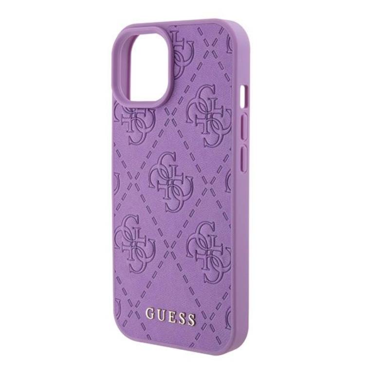 Guess Guess iPhone 15 Mobilskal Stamped - Lila