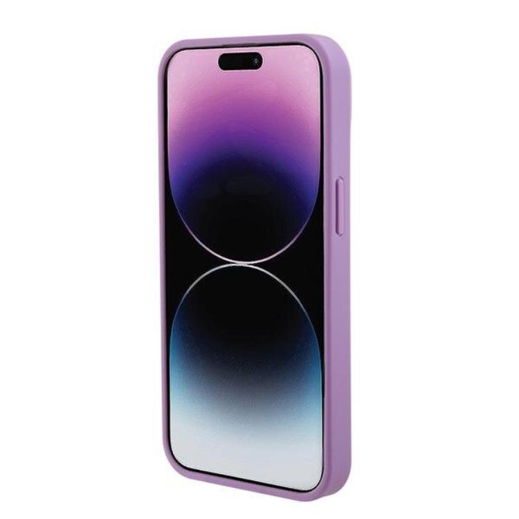 Guess Guess iPhone 15 Mobilskal Stamped - Lila