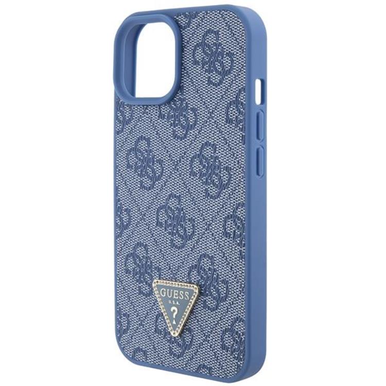Guess Guess iPhone 15 Mobilskal Triangle Strass - Blå