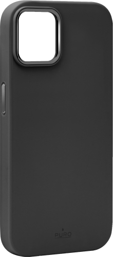 UTGATT Puro iPhone 15 Mobilskal Magsafe Silicone - Svart