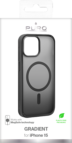 Puro Puro Mobilskal till iPhone 15 Pro Max Magsafe Gradient - Svart