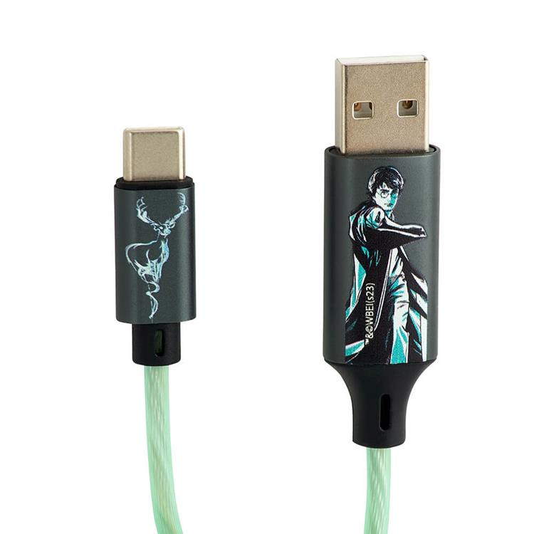 Harry Potter Harry Potter USB-A till USB-C Kabel (1.2m) - Patronus
