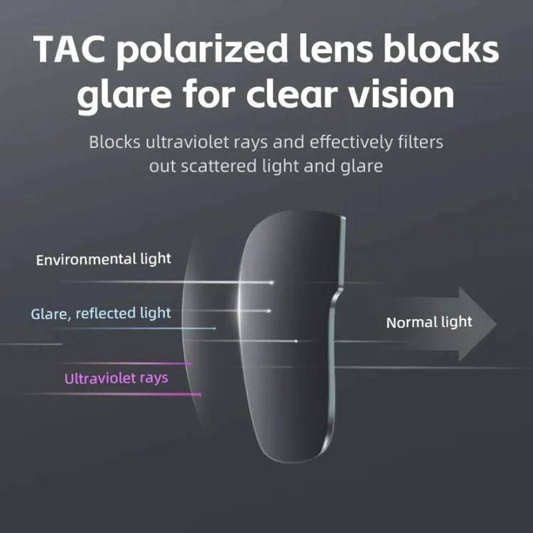 Rockbros Rockbros polariserande Cykelglasögon - Grå