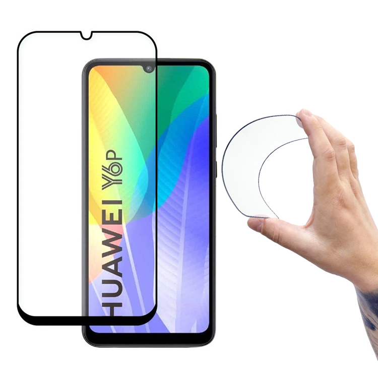 Wozinsky Wozinsky Huawei Y6p Skärmskydd härdat glas - Svart