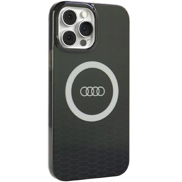 Audi Audi Mobilskal till iPhone 13/13 Pro Magsafe IML Big Logo - Svart