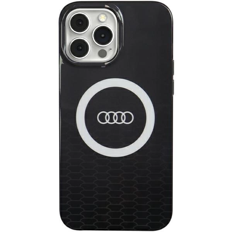 Audi Audi Mobilskal till iPhone 13/13 Pro Magsafe IML Big Logo - Svart