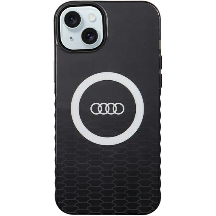 Audi Audi Mobilskal till iPhone 15/14 Plus Magsafe IML Big Logo - Svart