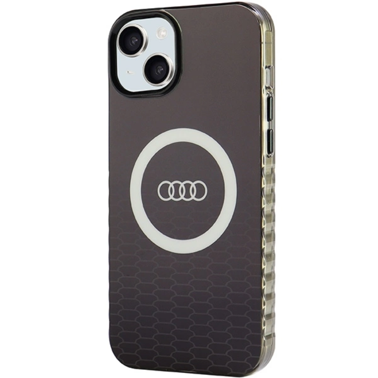 Audi Audi Mobilskal till iPhone 15/14 Plus Magsafe IML Big Logo - Svart