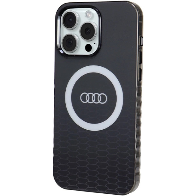 Audi Audi Mobilskal till iPhone 15 Pro Max Magsafe IML Big Logo - Svart