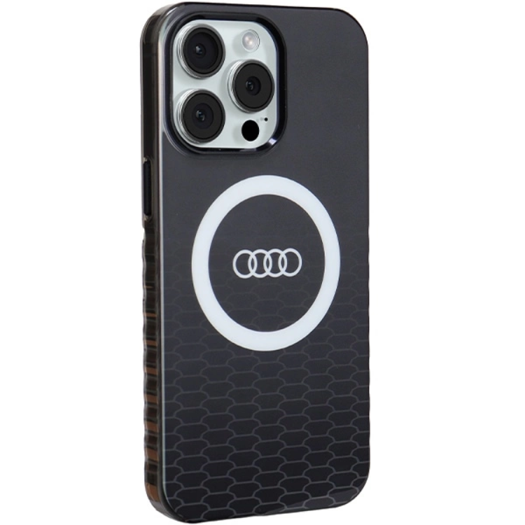 Audi Audi Mobilskal till iPhone 15 Pro Max Magsafe IML Big Logo - Svart