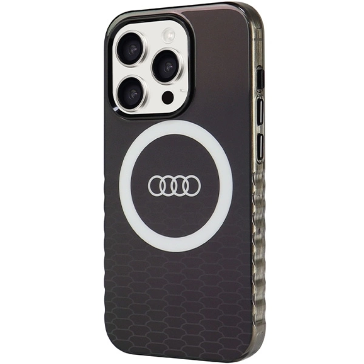 Audi Audi Mobilskal till iPhone 15 Pro Magsafe IML Big Logo - Svart