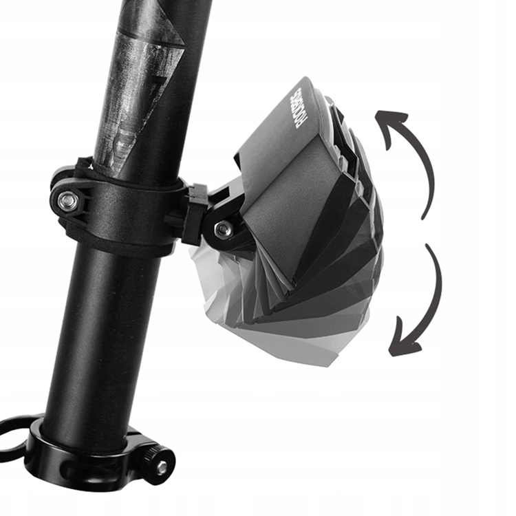 Rockbros Rockbros bakre cykelljus med laser - Svart