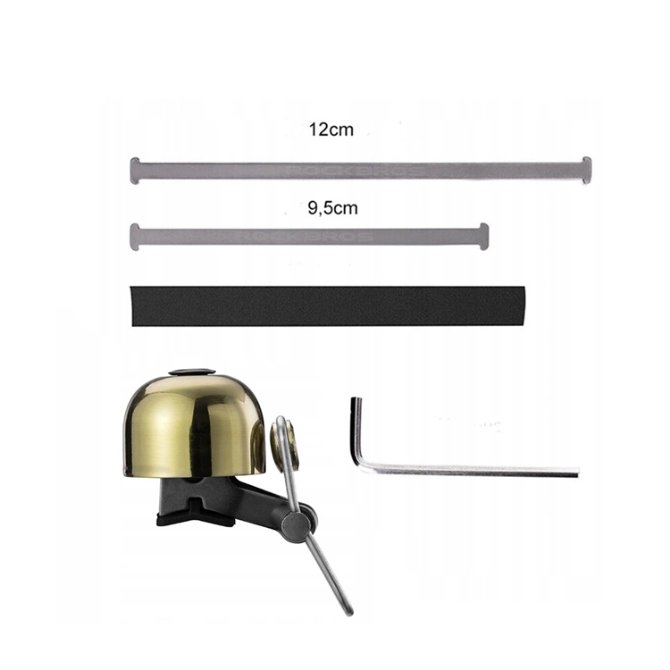 Rockbros Rockbros Cykel Ring klocka Retro - Guld