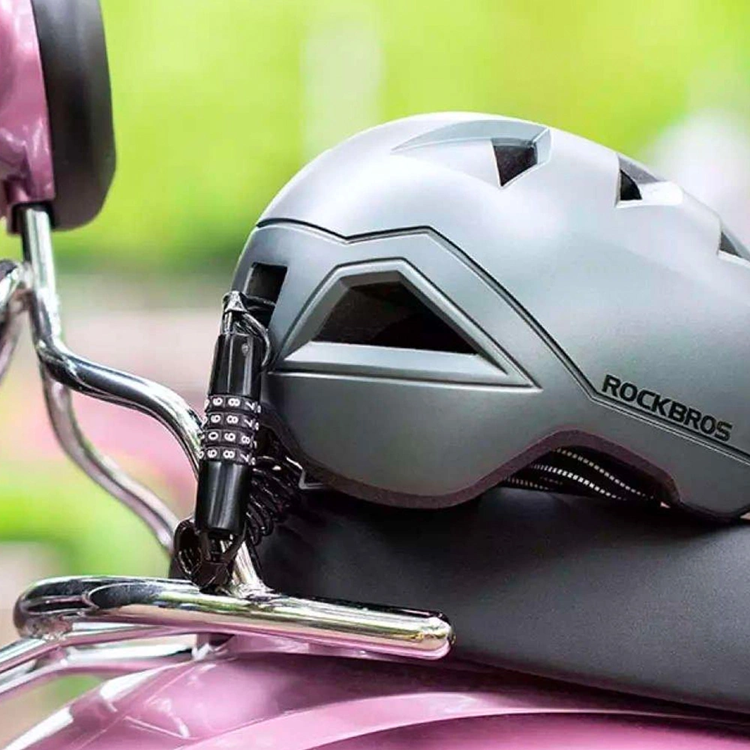 Rockbros Rockbros Cykellås med 1.5 m kombination - Svart