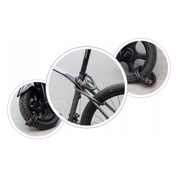 Rockbros Rockbros Cykellås med kombination 1.8 m - Svart