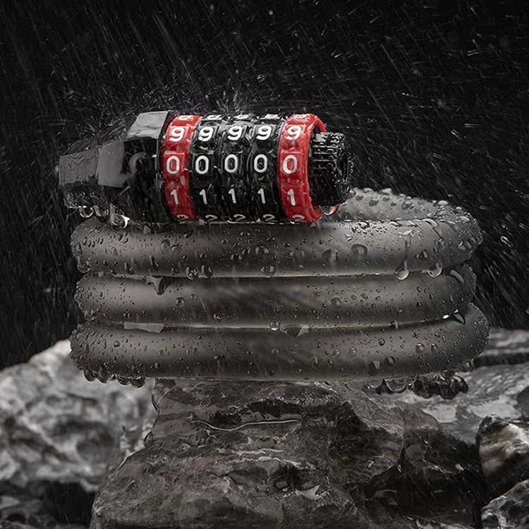 Rockbros Rockbros Cykellås med kombination 1.8 m - Svart