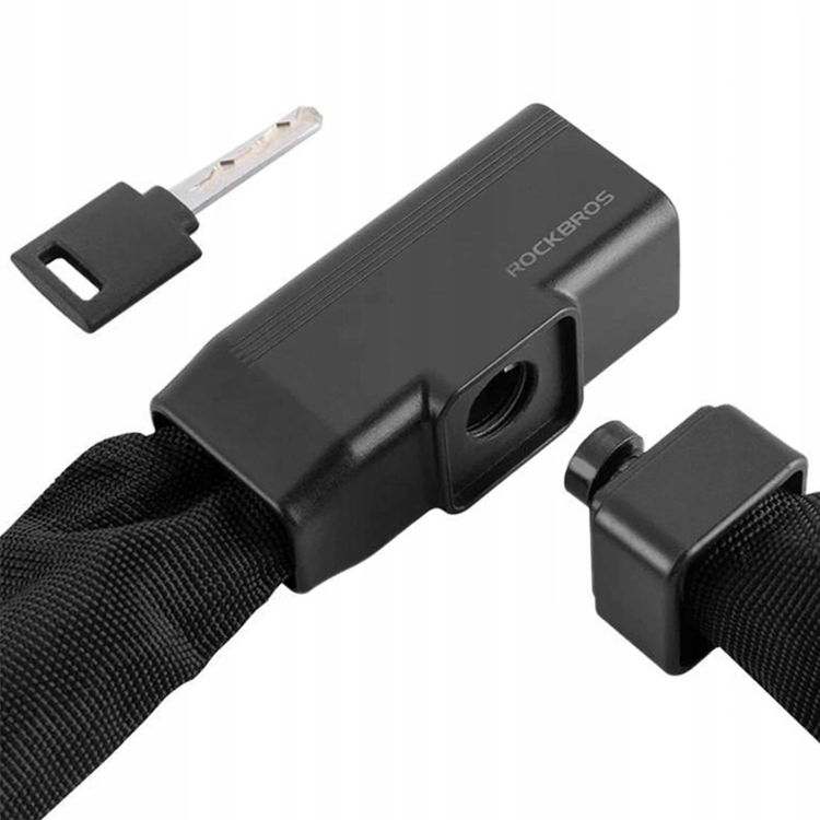 Rockbros Rockbros Cykellås med nyckel 0.97 m - Svart